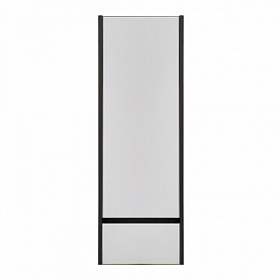 Шкаф-пенал Style Line Монако 36 Plus подвесной бетон/белый лакобель 00-04090